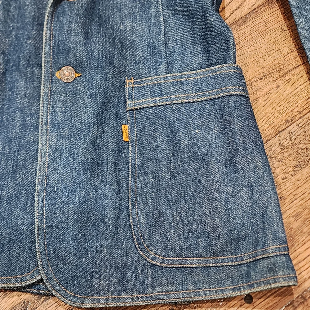 Vintage Levi's Orange Tab Denim Blazer  - Picture 4 of 7